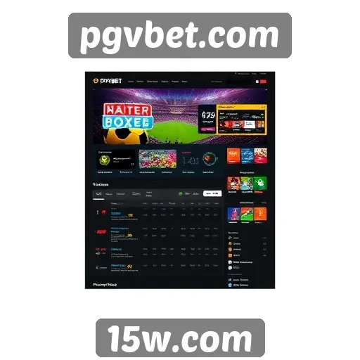 Análise da interface do site pgvbet