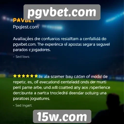 Avaliações de usuários destacam confiabilidade do pgvbet.com
